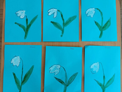 Ребята и педагоги группы раннего возраста «Петушок» решили создать свою сказку, используя необычную технику рисования – клей ПВА и соль. Малыши были в восторге от того, как обычный клей превращается в волшебные контуры, а соль придает рисунку объем и блеск. Результат получился потрясающим. Объемные, сверкающие цветы, созданные маленькими ручками, украсили группу и подарили всем отличное настроение.