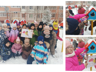 Группа "Пчёлка" заботится о птицах