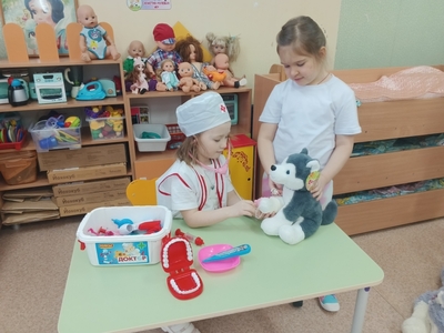 Сюжетно-ролевая игра "Ветклиника"