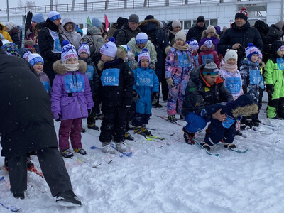 Забег на лыжах