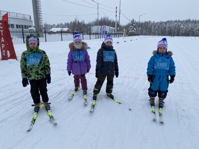 Воспитанники на лыжах