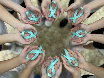 Символ "Бирюзовая ленточка"